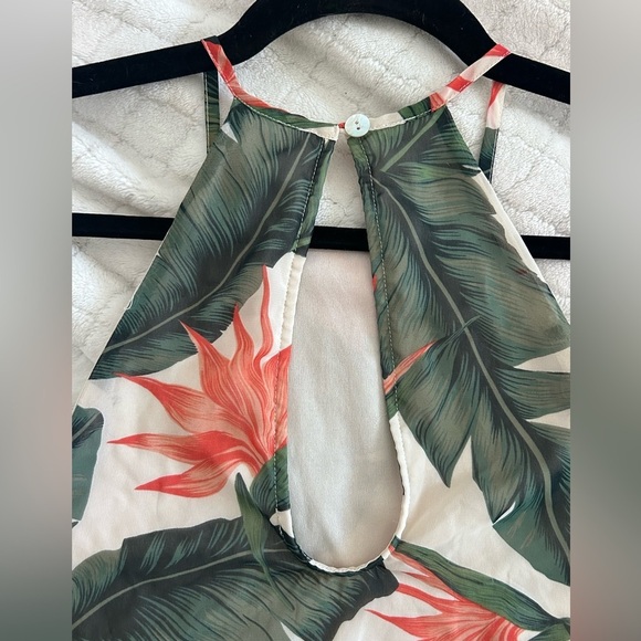 Show Me Your MuMu Paradise Found Gomez Mini Shift Halter Dress Size Small - Picture 8 of 8